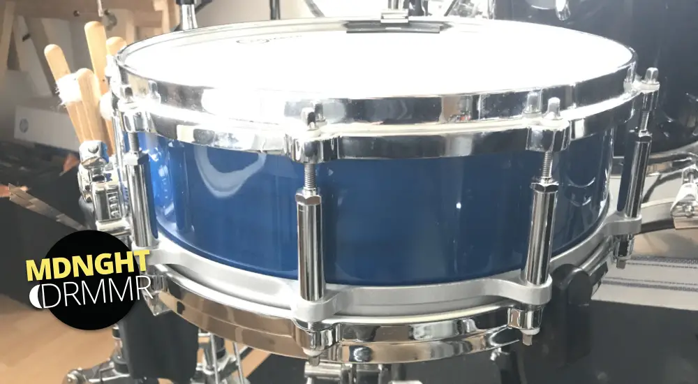 this pearl free floating snare drum wants to be played