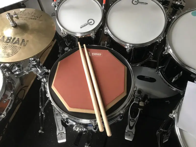 This is the material you need to practice drum rudiments properly.